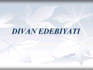 DIVAN EDEBIYATI