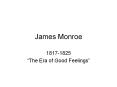 James Monroe PowerPoint PPT Presentation
