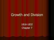 Growth and Division