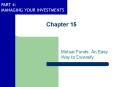 Mutual Funds: An Easy Way to Diversify PowerPoint PPT Presentation
