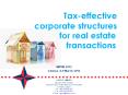 Tax-effective corporate structures PowerPoint PPT Presentation