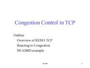 Congestion Control in TCP