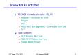 Status ATLAS SCT 2002 PowerPoint PPT Presentation