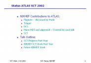 Status ATLAS SCT 2002