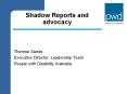 Shadow Reports and advocacy PowerPoint PPT Presentation