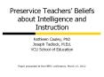 Preservice Teachers PowerPoint PPT Presentation