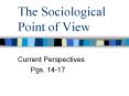 The Sociological Point of View PowerPoint PPT Presentation