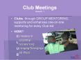 Club Meetings Manual II - 1 PowerPoint PPT Presentation