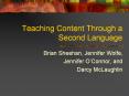 Teaching Content Through a Second Language PowerPoint PPT Presentation