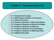 Chapter 11 Frequency Response
