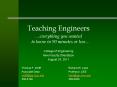 Teaching Engineers PowerPoint PPT Presentation