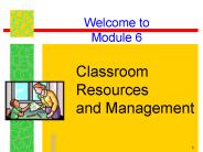 Welcome to Module 6