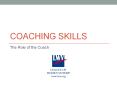 Coaching Skills PowerPoint PPT Presentation