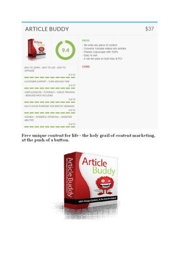Article Buddy 3.0 review-Article Buddy 3.0 $27,300 bonus & discount