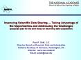 Improving Scientific Data Sharing  PowerPoint PPT Presentation