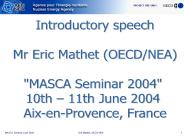 OECD-NEA WORKSHOP