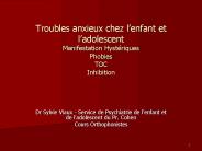Troubles anxieux chez l