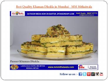 Best Quality Khaman Dhokla in Mumbai - MM Mithaiwala