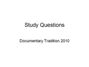 Study Questions