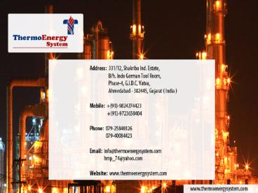 Hot Air Generator manufacturers, IBR steam boilers Manufacturers