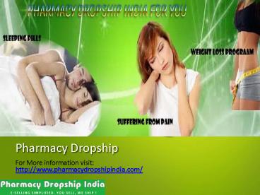 Pharmacy Dropship