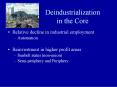 Deindustrialization in the Core PowerPoint PPT Presentation