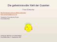 Die geheimnisvolle Welt der Quanten PowerPoint PPT Presentation