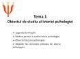 Tema 1 Obiectul de studiu al Istoriei psihologiei PowerPoint PPT Presentation