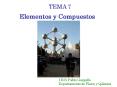 Tema 7: Elementos y Compuestos PowerPoint PPT Presentation