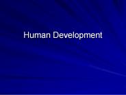 Human Development
