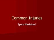 Common Injuries