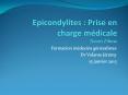 Epicondylites : Prise en charge m PowerPoint PPT Presentation