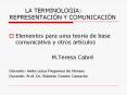 LA TERMINOLOGIA: REPRESENTACI PowerPoint PPT Presentation
