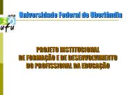 PROJETO INSTITUCIONAL