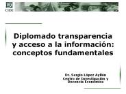 Diplomado transparencia y acceso a la informaci