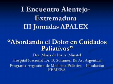 I Encuentro Alentejo- Extremadura III Jornadas APALEX