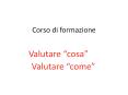 Corso di formazione PowerPoint PPT Presentation
