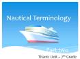 Nautical Terminology PowerPoint PPT Presentation