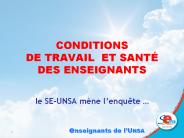 CONDITIONS DE TRAVAIL ET SANT