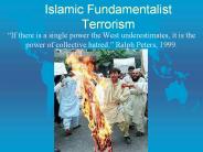 Islamic Fundamentalist Terrorism