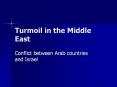 Turmoil in the Middle East PowerPoint PPT Presentation