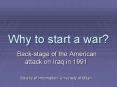 Why to start a war? PowerPoint PPT Presentation