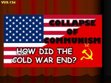 COLLAPSE OF COMMUNISM