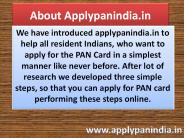 PAN Card Apply Online India