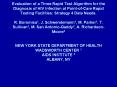 Evaluation of a Three Rapid Test Algorithm for the Diagnosis of HIV Infection at Point-of-Care Rapid Testing Facilities: Strategy 4 Data Needs. R. Boromisa1, J. Schwendemann1, M. Parker1, T. Sullivan1, M. San Antonio-Gaddy2, A. Richardson-Moore2  NEW PowerPoint PPT Presentation