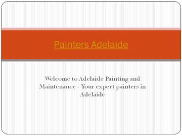 Painters Adelaide