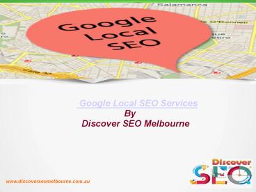 Google local SEO in Melbourne