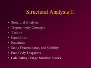 Structural Analysis II