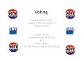 Voting PowerPoint PPT Presentation