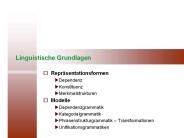 Linguistische Grundlagen